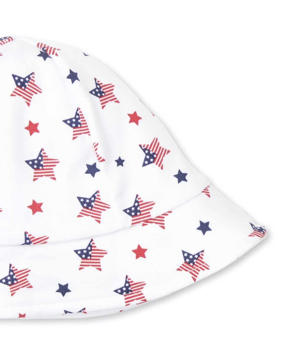 Kissy Kissy Baby Sun Hat - Esprit de America Patriotic Flag Stars
