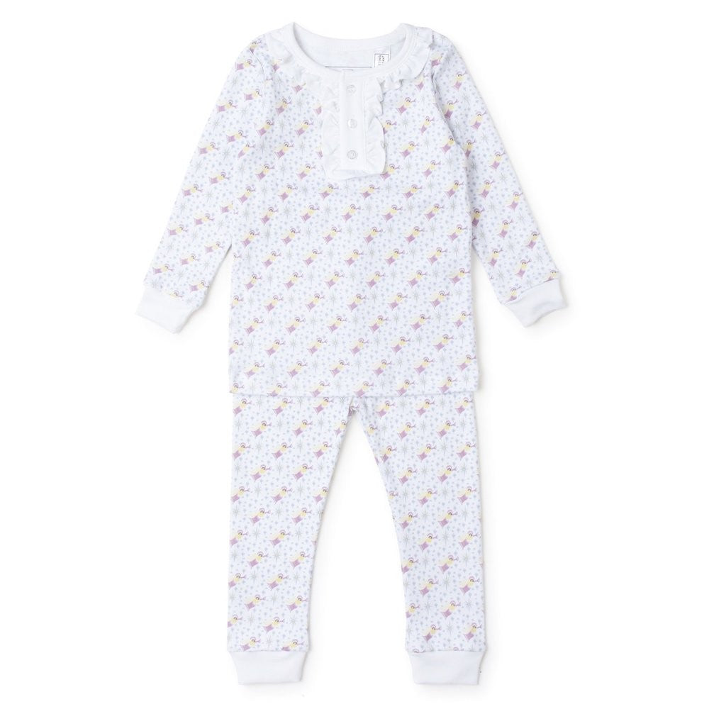 Lila & Hayes Girls Alden Pajamas Set - Christmas Angels