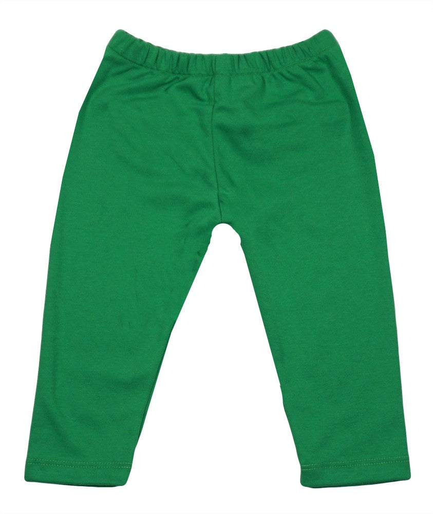 Claire & Charlie Girls Capri Leggings - Kelly Green Solid