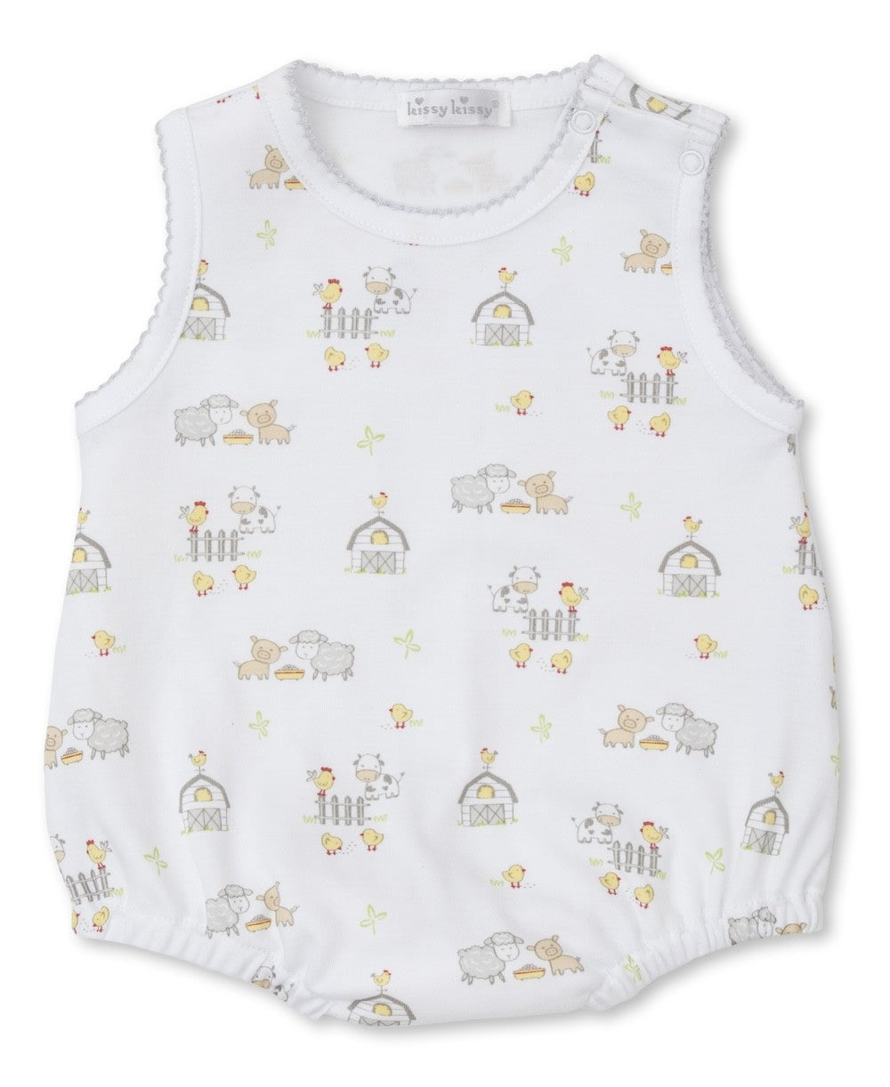 Kissy Kissy Baby Boys Farmyard Frolic Animals Bubble by Kissy Kissy