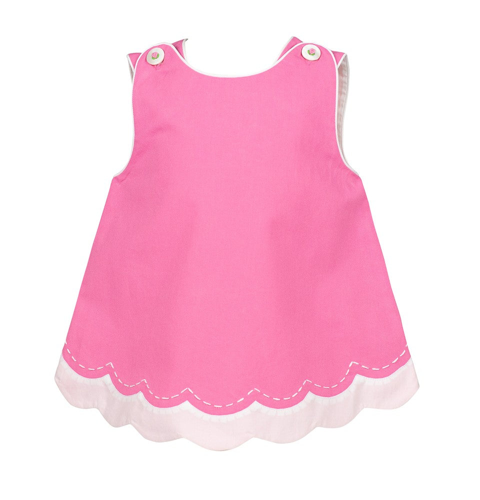 Proper Peony Girls Corduroy Jumper Dress - Hazel Scallop Proper Peony Girls Corduroy Jumper Dress - Hazel Scallop