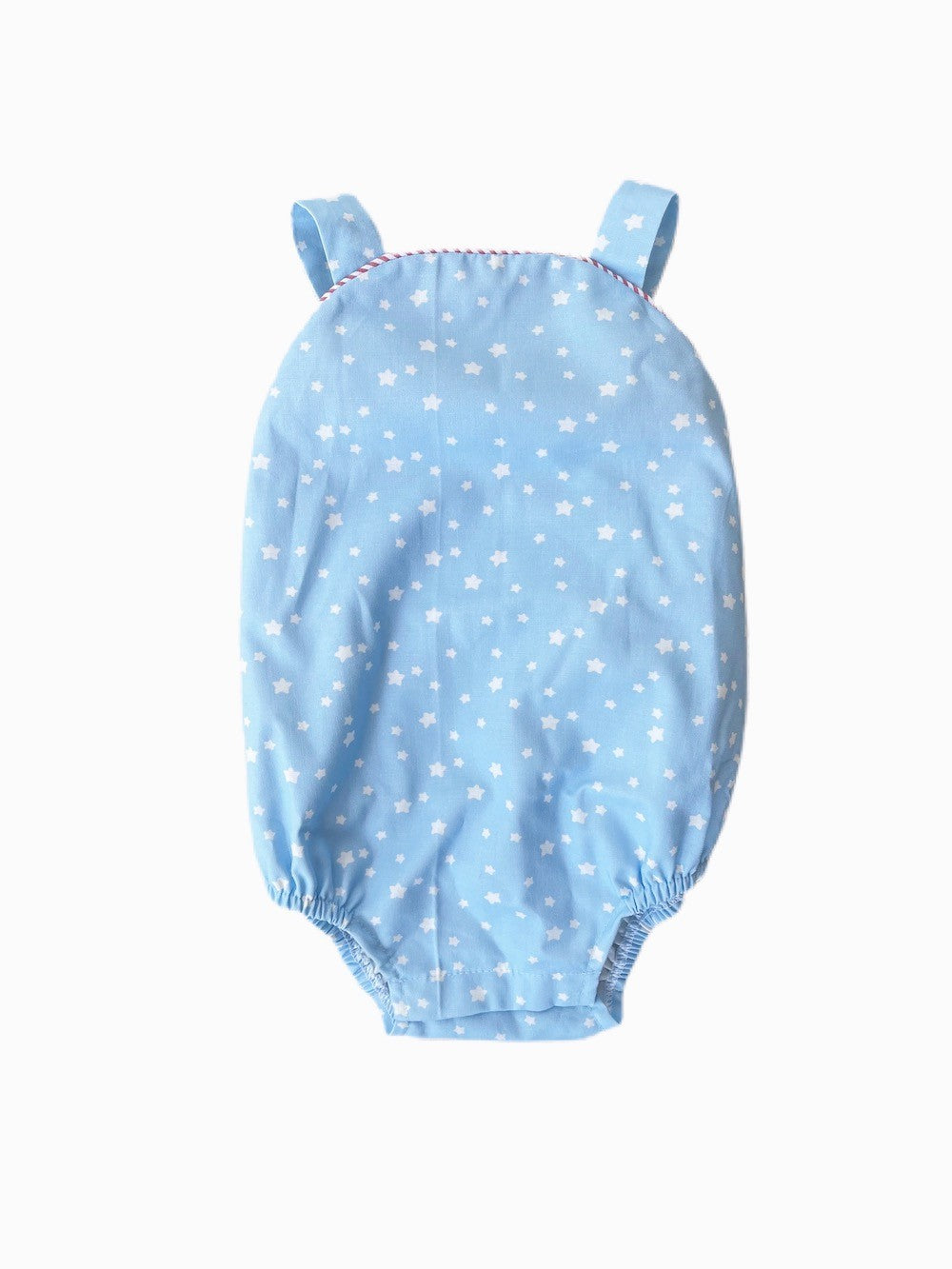 James & Lottie Baby Boys Tighe Bubble - Blue with White Stars
