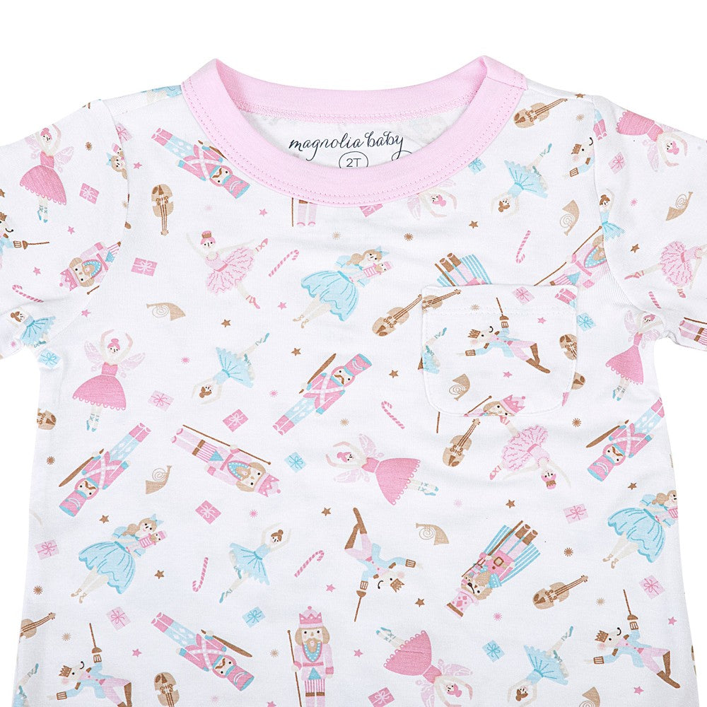 Magnolia Baby Little Girls Pink Nutcracker Ballet Nightdress