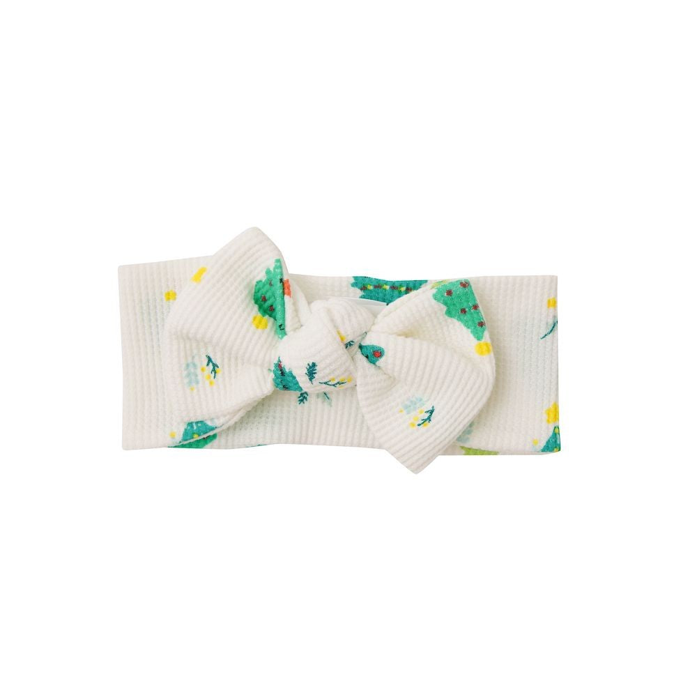 Angel Dear Baby Girls Headband - Happy Christmas Trees by Angel Dear