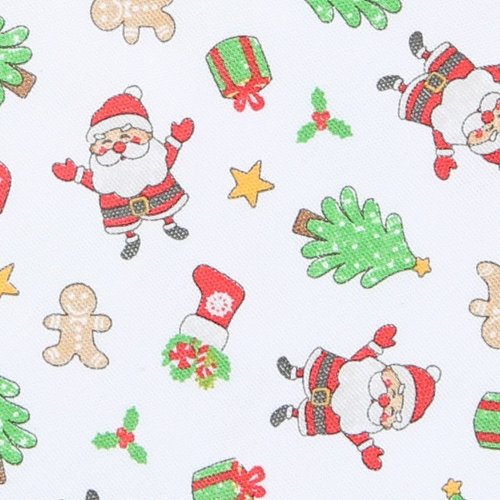 Magnolia Baby Jolly Holiday Red Printed Zipper Footie by Magnolia Baby