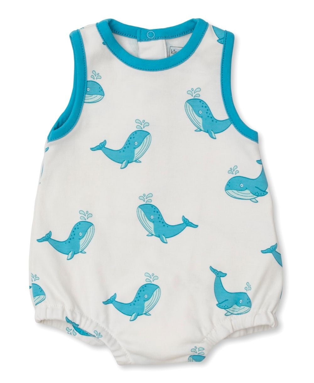 Kissy Kissy Love Baby Boys Blue Whale Antics Bubble