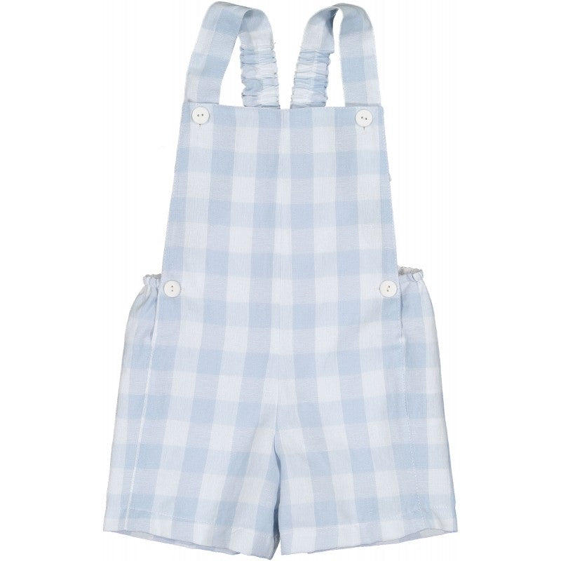 Sal & Pimenta Boys Overall - Buffalo Checks - Light Blue