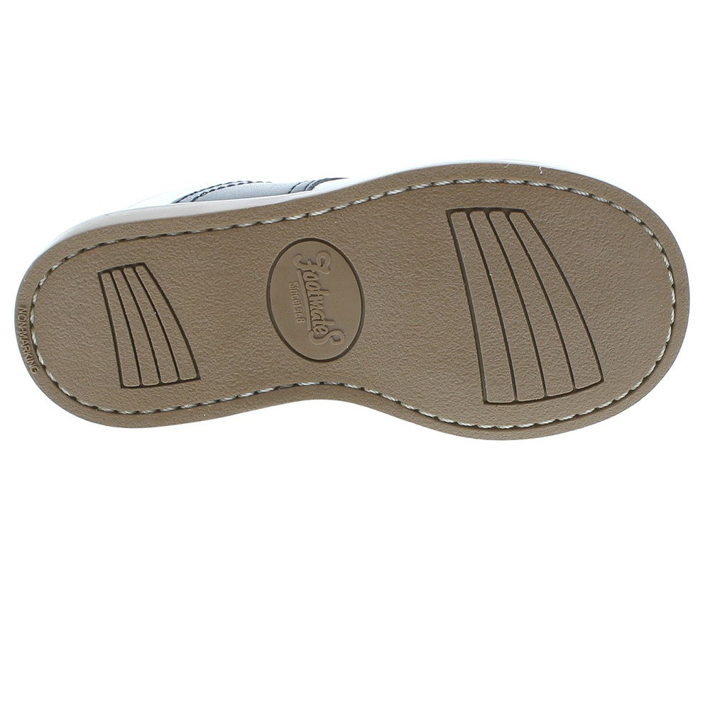 Footmates Childrens Shoes - Cheer Saddle Oxford - White / Navy Blue