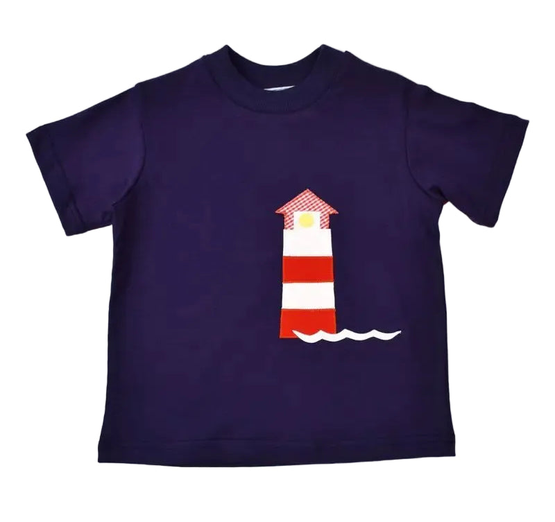 Funtasia Too Boys Navy Tee Shirt - Lighthouse by Funtasia