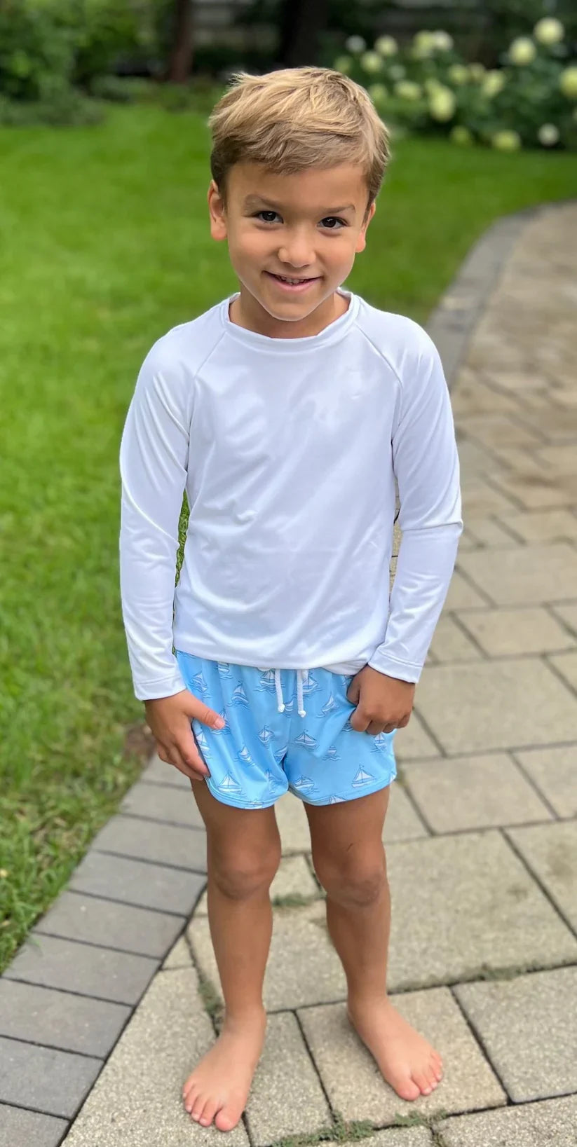Boys Cover Ups & Rash Guard Shirts