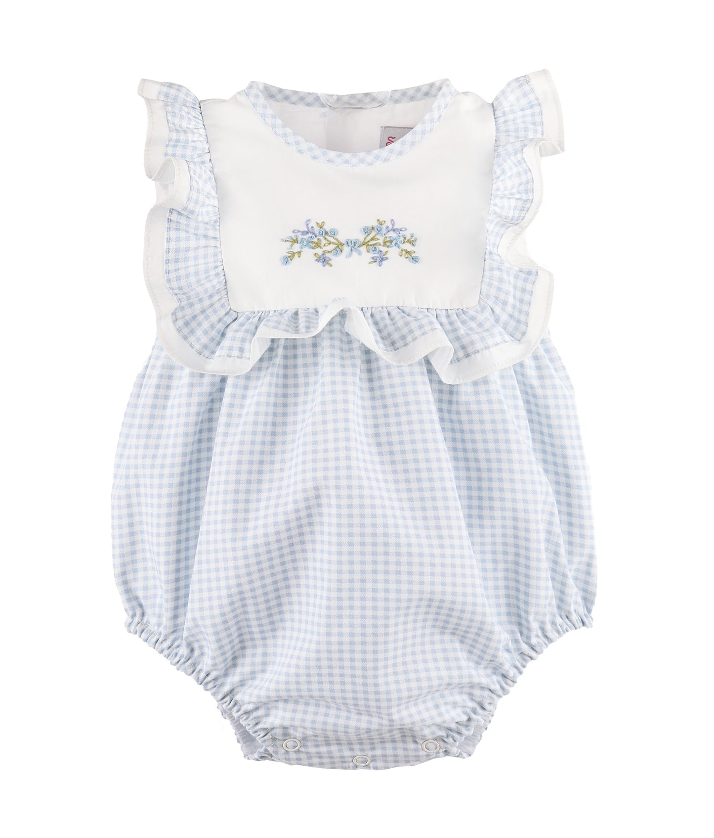Sophie & Lucas Girls Garden Club Ruffle Bubble - Blue by Sophie & Lucas