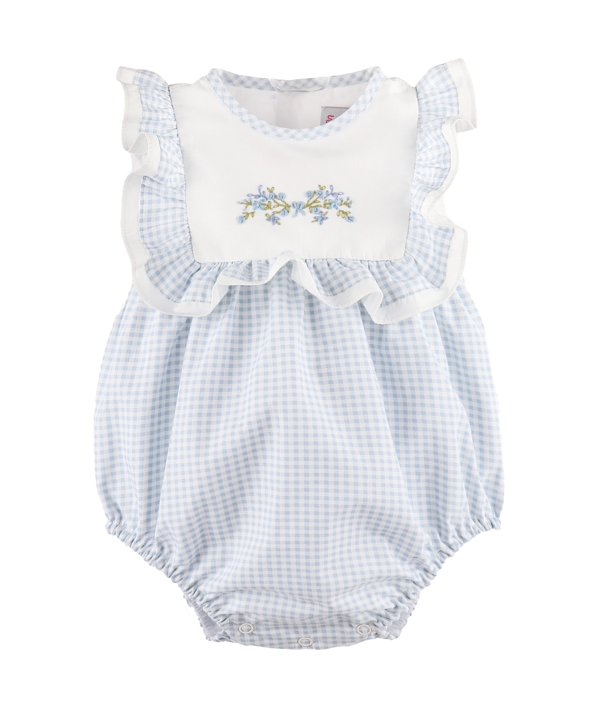 Sophie & Lucas Girls Garden Club Ruffle Bubble - Blue
