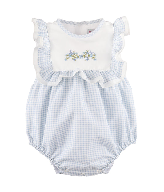 Sophie & Lucas Girls Garden Club Ruffle Bubble - Blue by Sophie & Lucas