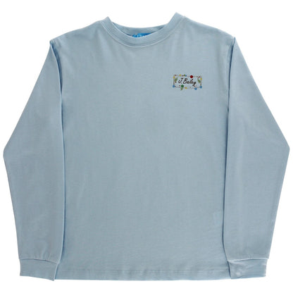 Bailey Boys J. Bailey Logo Tee Shirt - Christmas Labs Dogs on Light Blue by Bailey Boys