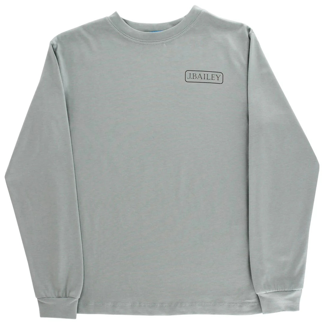 J. Bailey Boys Logo Tee Shirt - Thanksgiving Turkeys on Sage Green by Bailey Boys