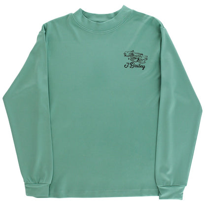 J. Bailey Boys Performance Logo Shirt - Duck Decoy on Green