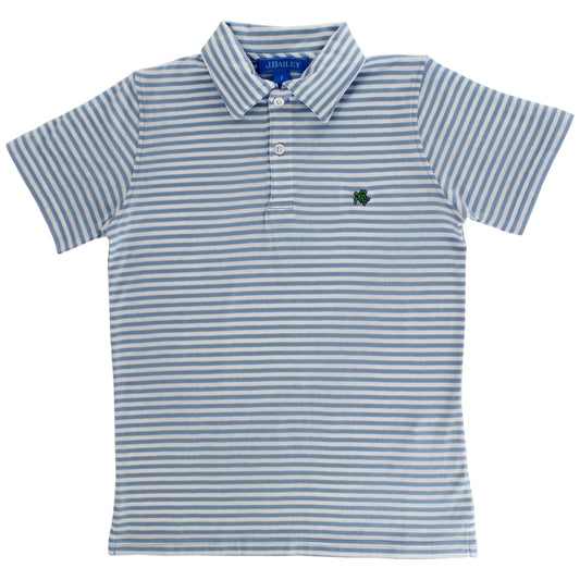 J. Bailey Boys Polo Shirt - Blue & White Stripes by Bailey Boys