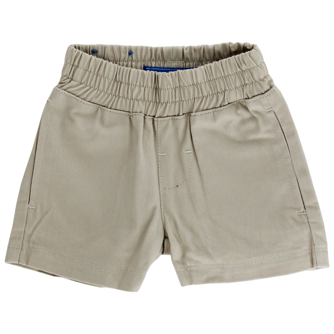 J. Bailey Boys Seaside Pull On Twill Shorts - Tan Khaki