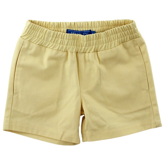 J. Bailey Boys Seaside Pull On Twill Shorts - Canary Yellow by Bailey Boys