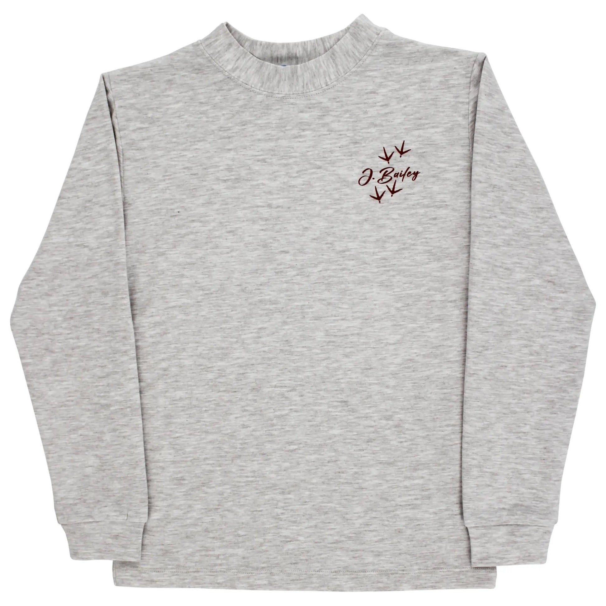 J. Bailey Boys Long Sleeved Logo Tee Shirt - Turkey on Oatmeal