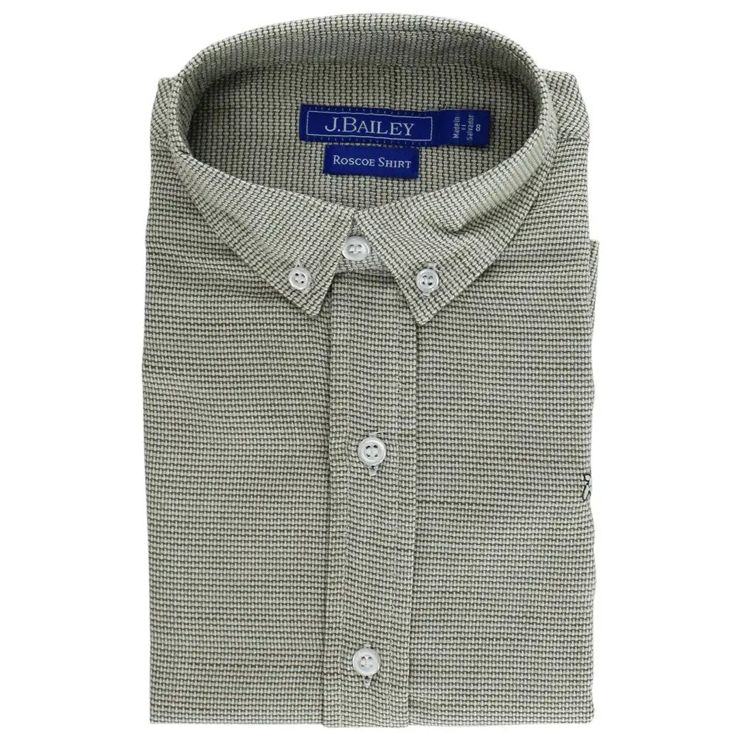J. Bailey Boys Basil Green Button Down Shirt