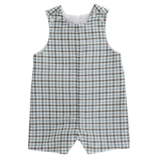 Bailey Boys Jon Jon Shortall with Tabs - Pigeon Plaid