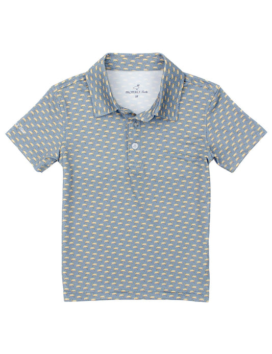 Properly Tied Boys Inlet Polo Shirt - Up Dog by Properly Tied