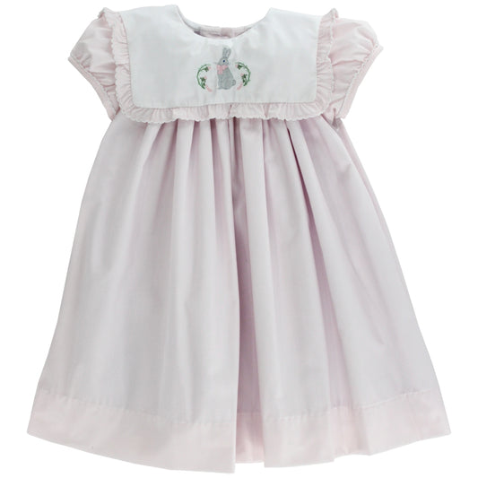Bailey Boys Girls Pink Oliver Easter Bunny Rabbit Float Dress - Square Collar by Bailey Boys