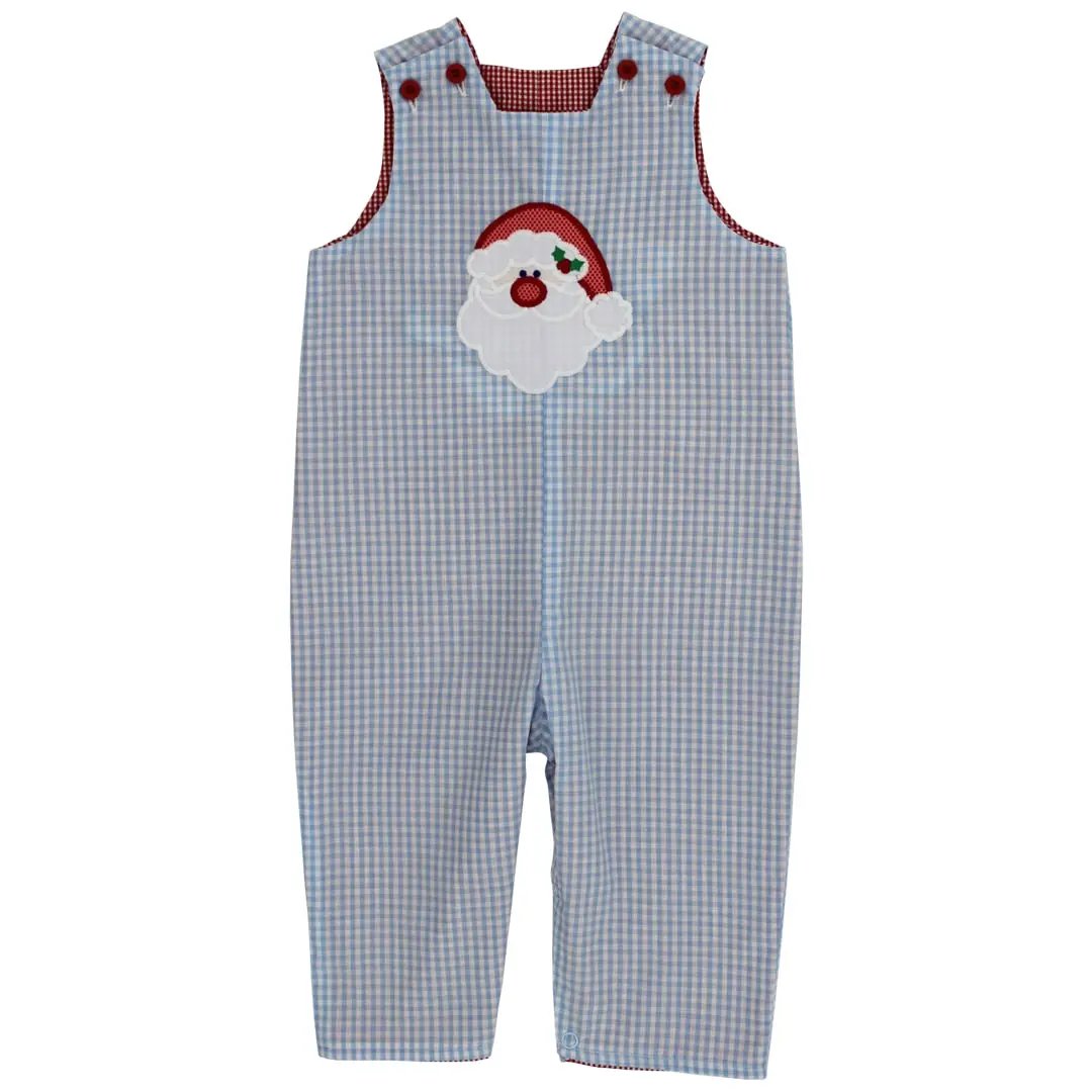Bailey Boys Light Blue Reversible Santa Face Longall - Reverses to Red Helicopter by Bailey Boys