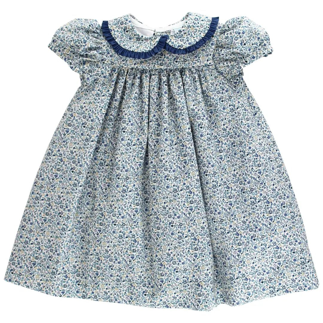 Bailey Boys Girls Posh Posies Cornflower Blue Floral Float Dress by Bailey Boys