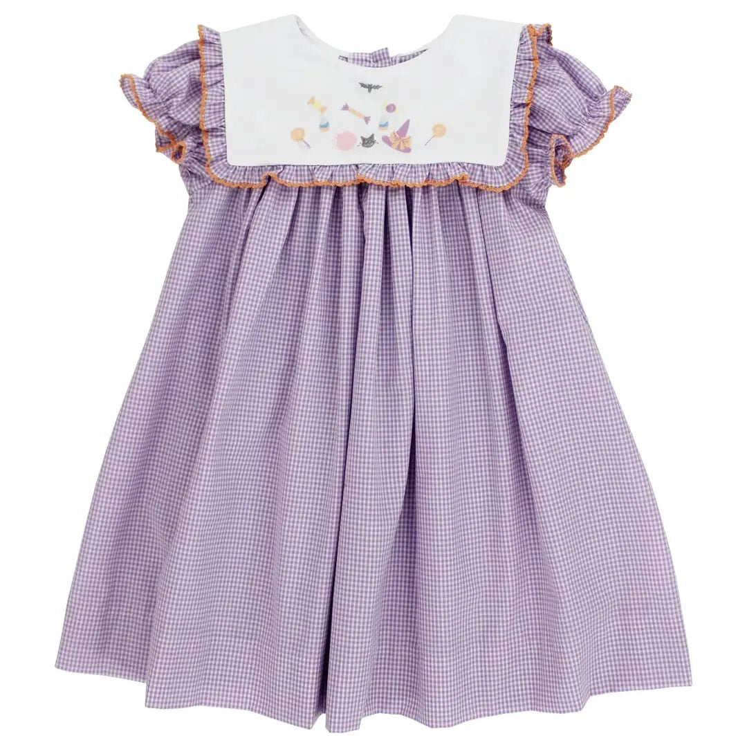 Bailey Boys Girls Lavender Check Halloween Trick or Treat Dress by Bailey Boys