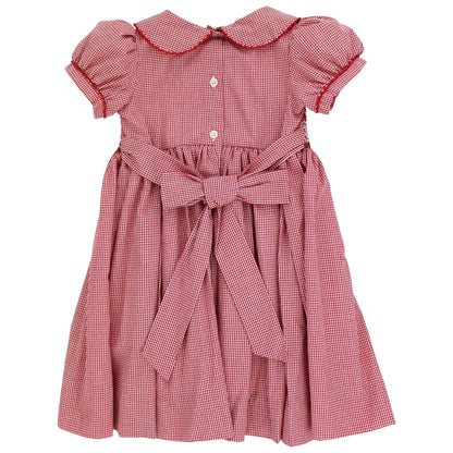 Bailey Boys Girls Red Check Smocked Bodice Christmas Dress by Bailey Boys