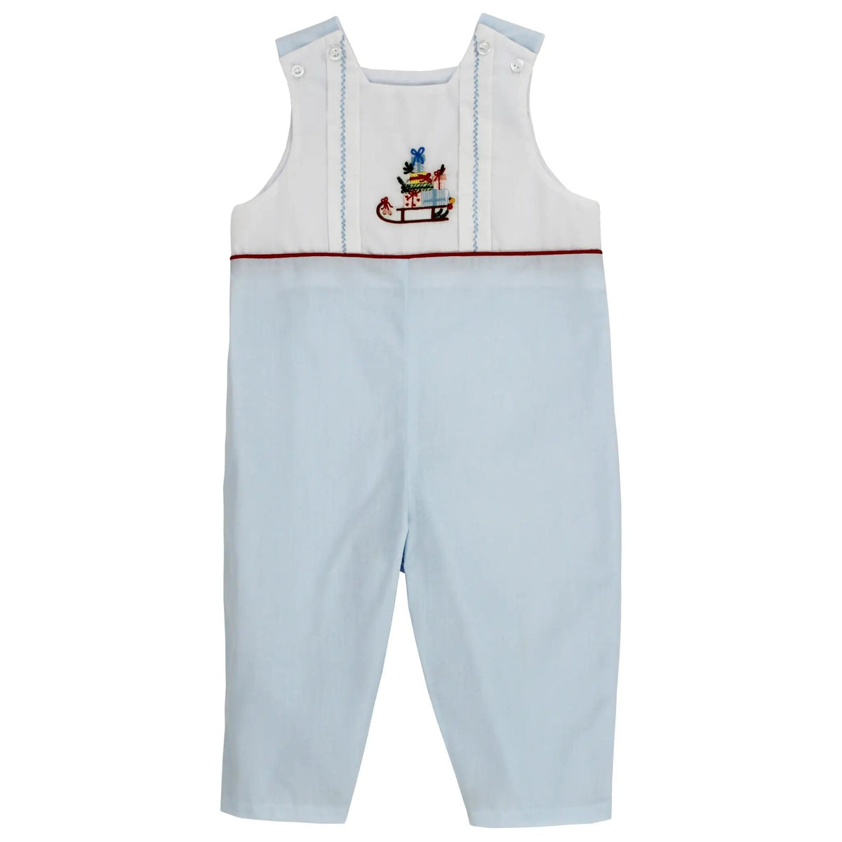 Bailey Boys Longall - Blue with Santa Sleigh by Bailey Boys