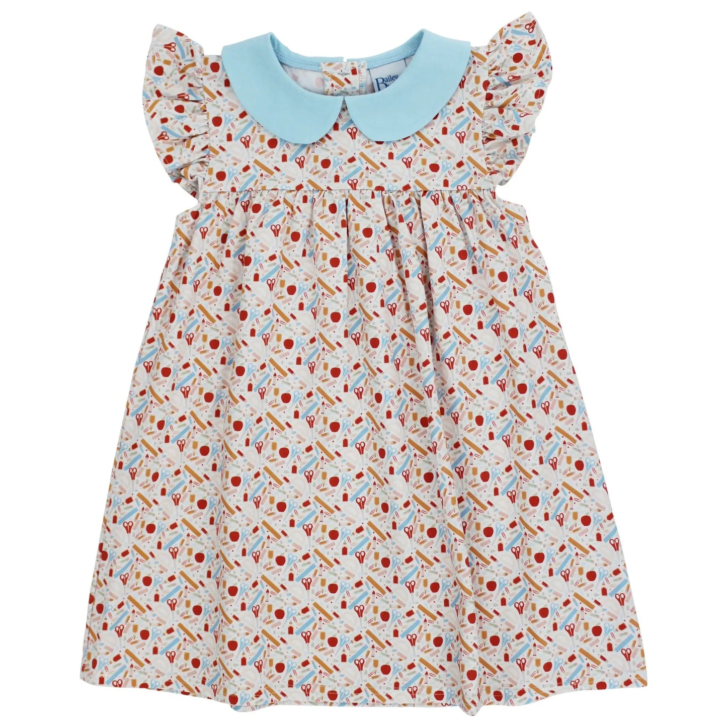 Bailey Buddies Girls Back to School Days Print Knit Dress