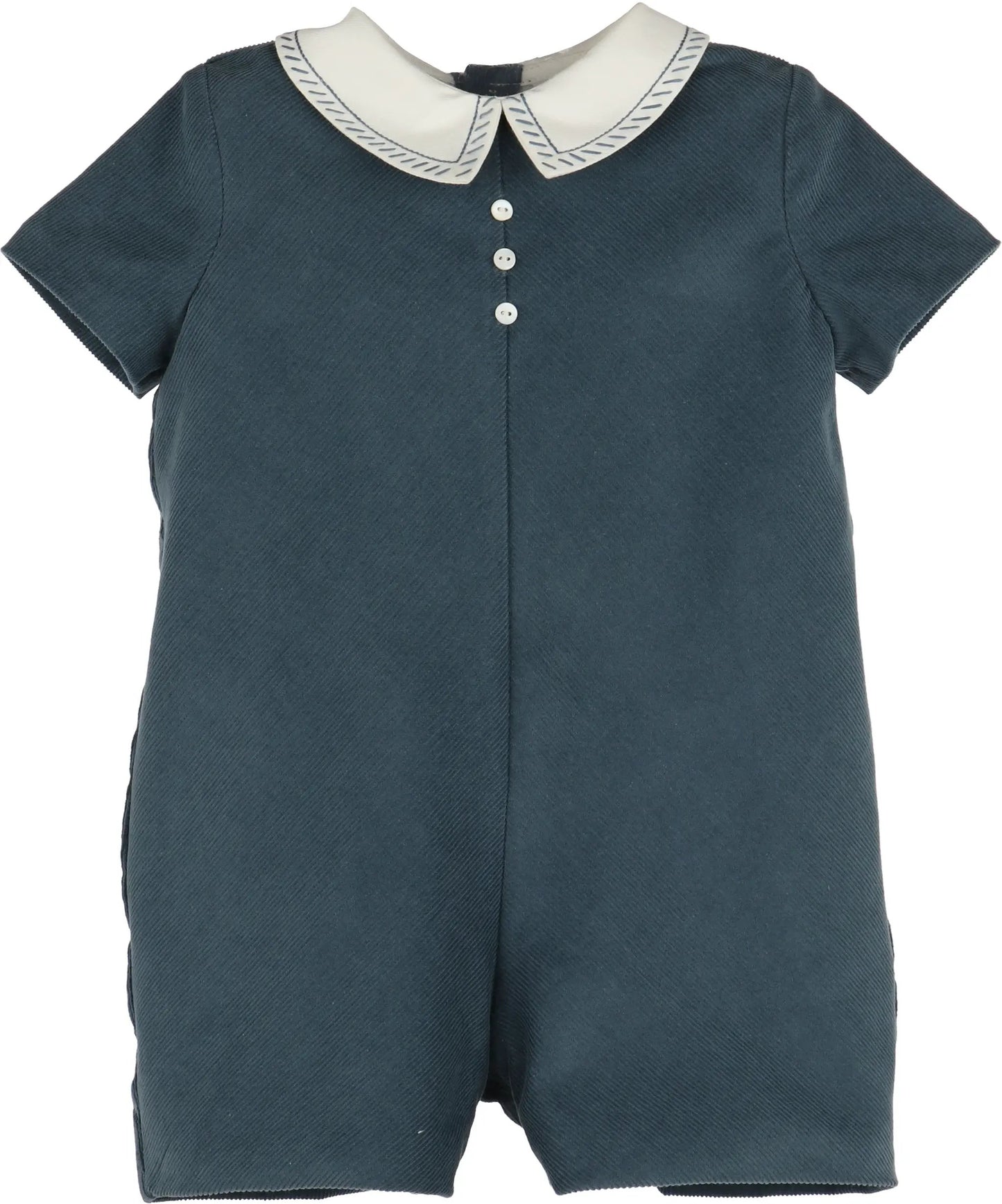 Luli & Me Boys Cozy Corduroy Bubble - Blue