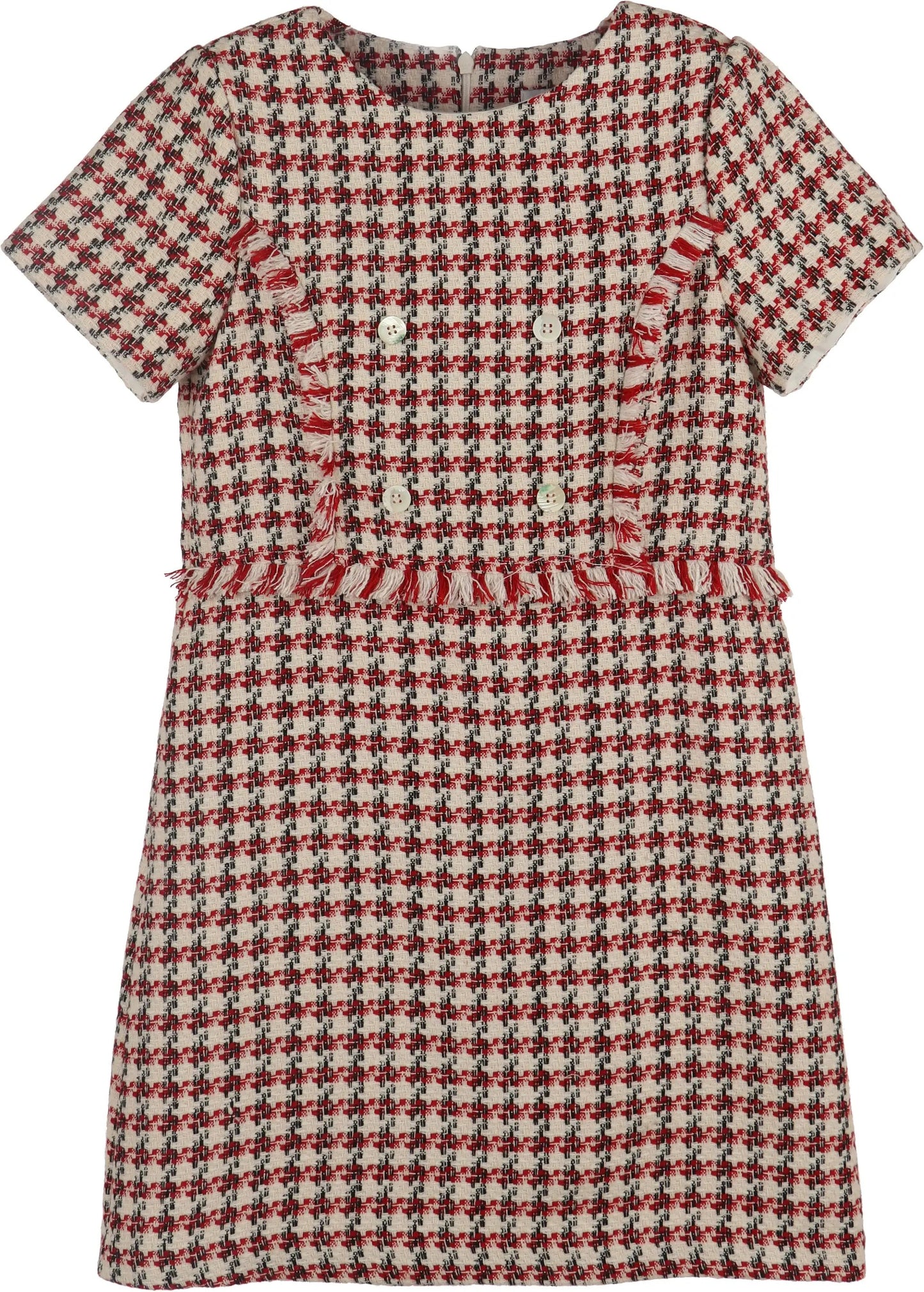 Luli & Me by Casero Girls Red Tweed Christmas Princess Dress by Luli & Me