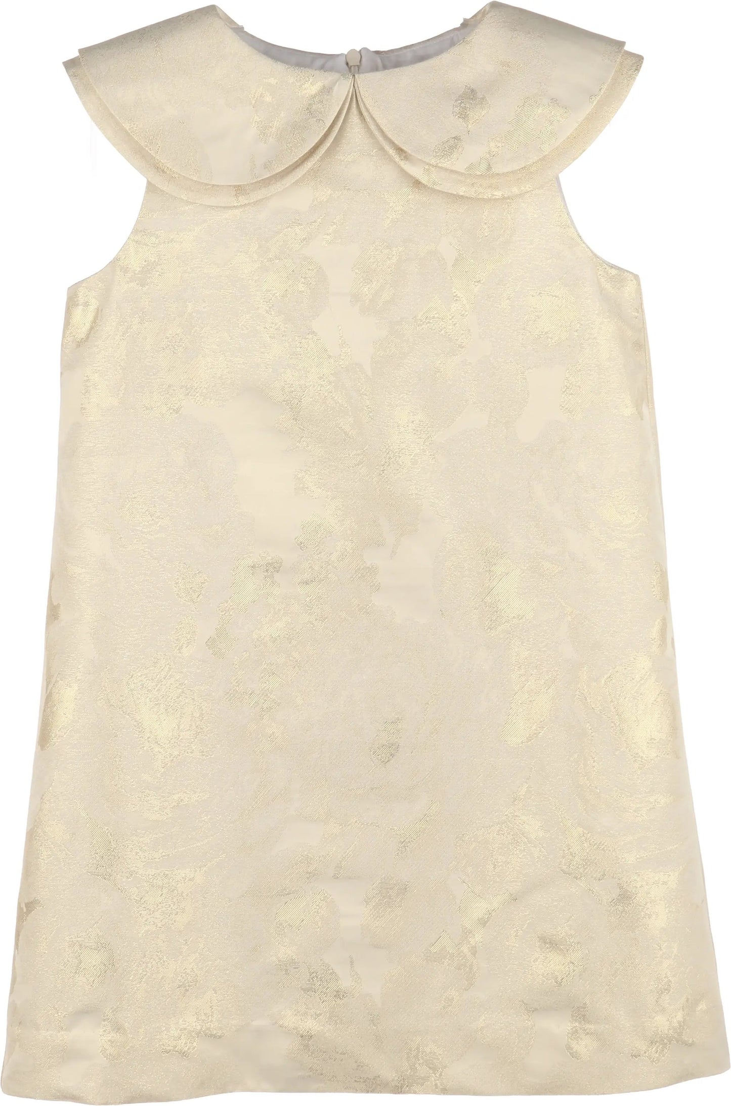 Luli & Me by Casero Girls Sleeveless Golden Flowers A-Line Dress by Luli & Me