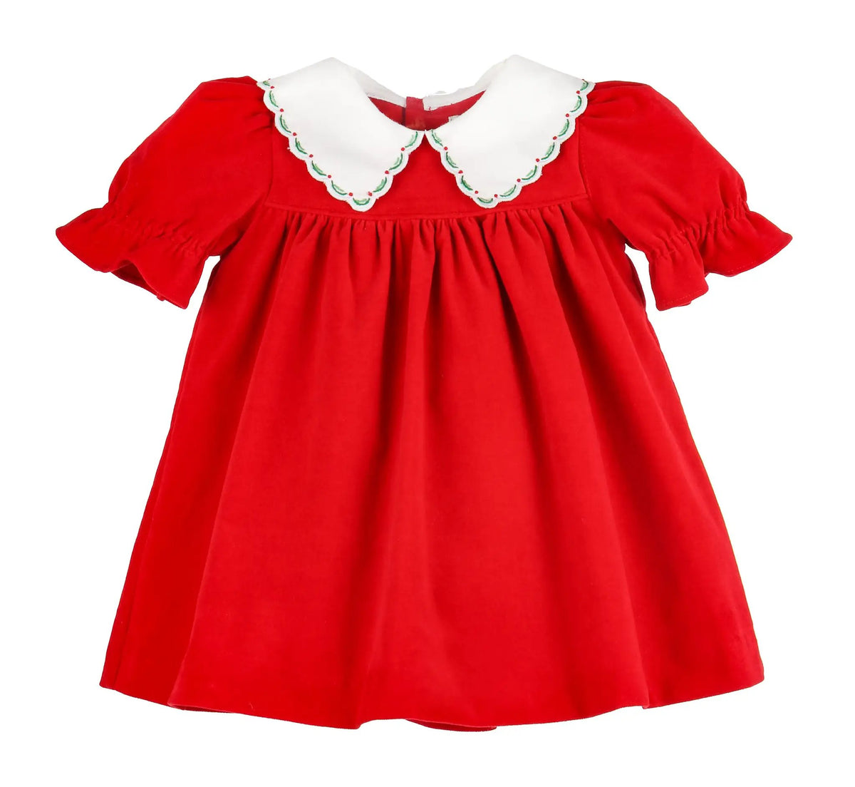 Sophie & Lucas Girls Good Tidings Miller Dress - Christmas Red by Sophie & Lucas