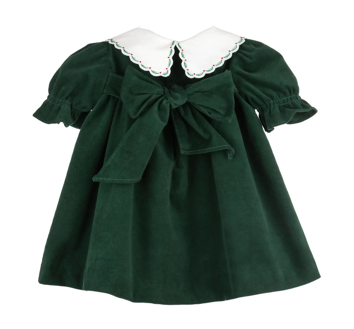 Sophie & Lucas Girls Good Tidings Miller Dress - Christmas Green by Sophie & Lucas