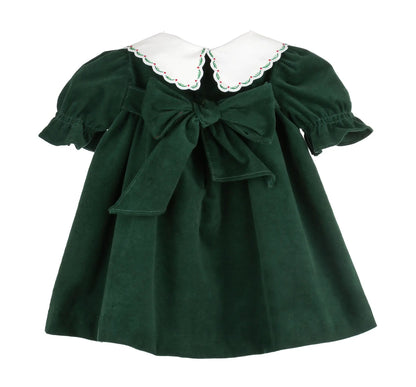 Sophie & Lucas Girls Good Tidings Miller Dress - Christmas Green by Sophie & Lucas