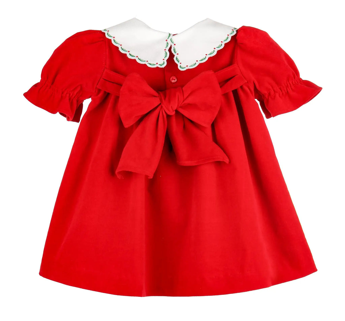 Sophie & Lucas Girls Good Tidings Miller Dress - Christmas Red