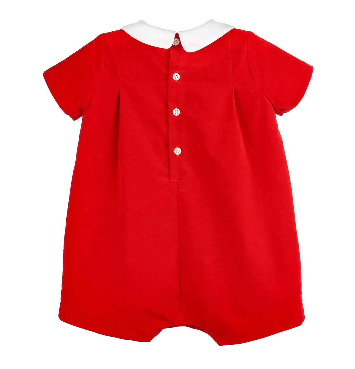 Sophie & Lucas Baby Boys Good Tidings Bubble - Red by Best Dressed Child
