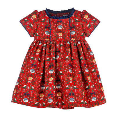 Sophie & Lucas Girls Red Santa's Sweetheart Dress by Sophie & Lucas