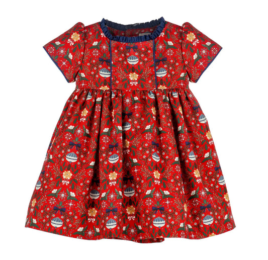 Sophie & Lucas Girls Red Santa's Sweetheart Dress by Sophie & Lucas