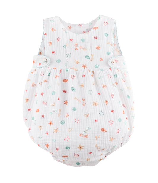 Sophie & Lucas Baby Boys Rosemary Beach Print Bubble by Sophie & Lucas