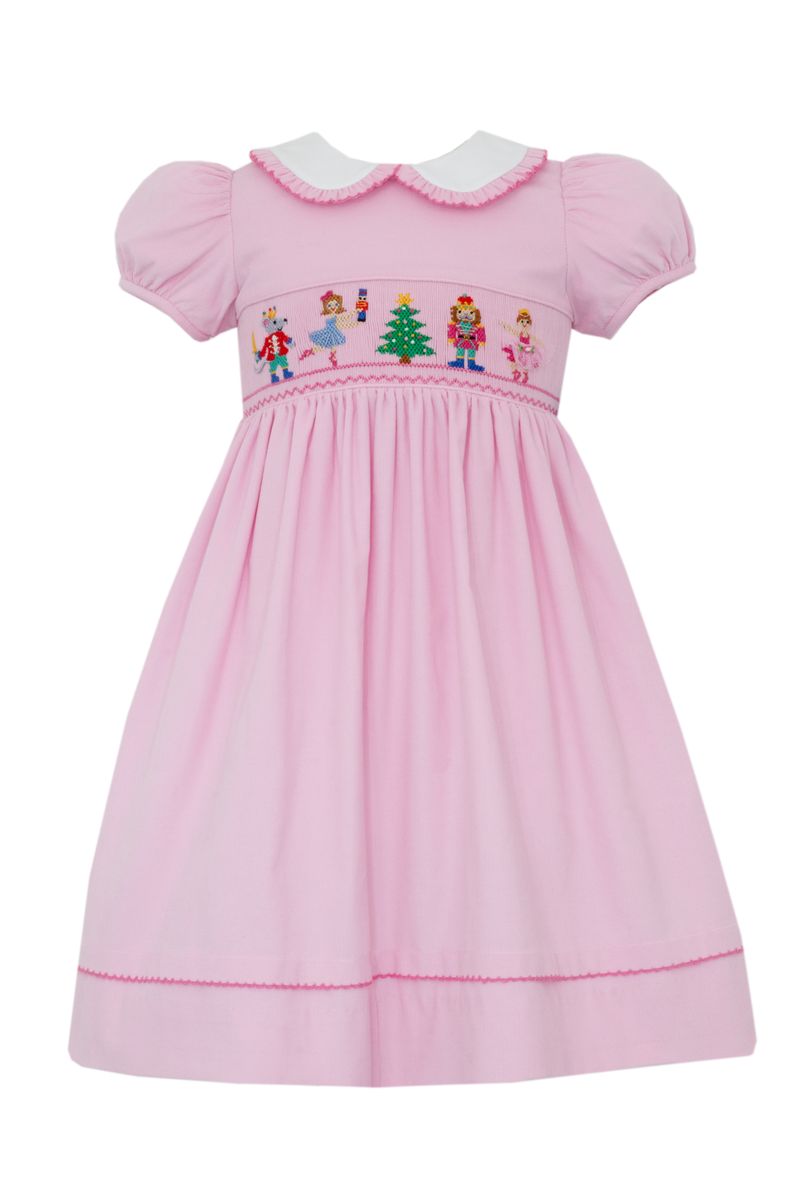 Proper Peony Girls Pink Christmas Nutcracker Dress