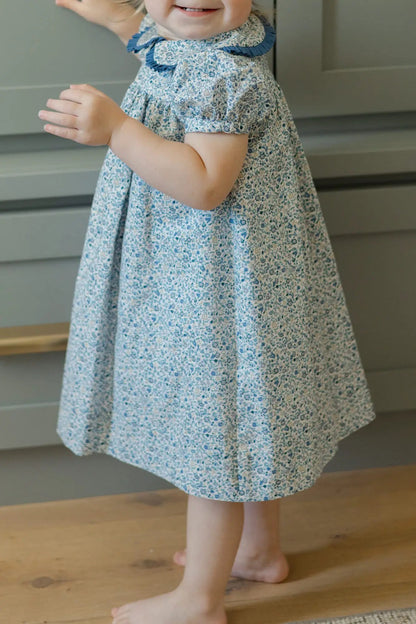 Bailey Boys Girls Posh Posies Cornflower Blue Floral Float Dress by Bailey Boys