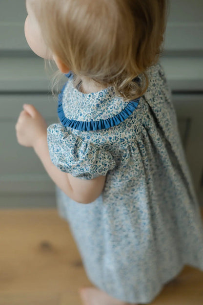 Bailey Boys Girls Posh Posies Cornflower Blue Floral Float Dress by Bailey Boys