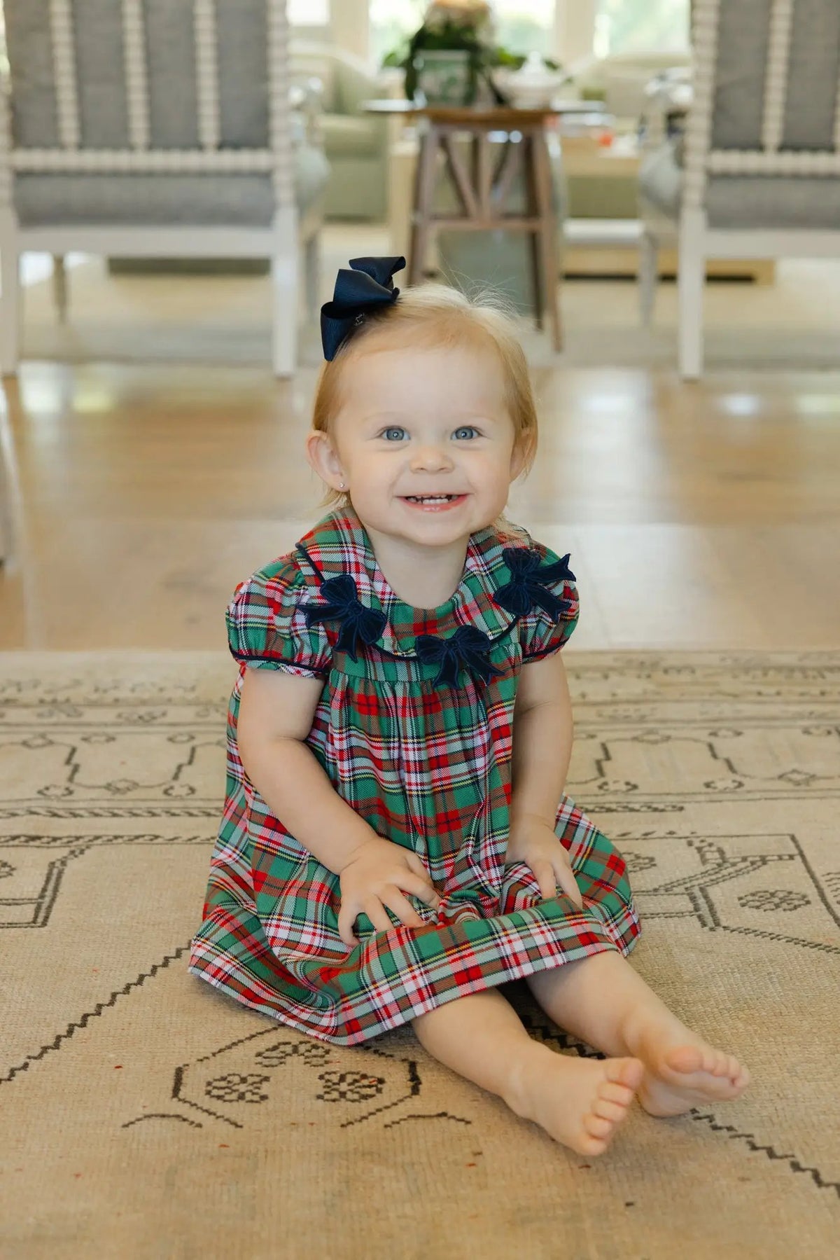 Bailey Boys Girls Christmas Plaid Float Dress by Bailey Boys