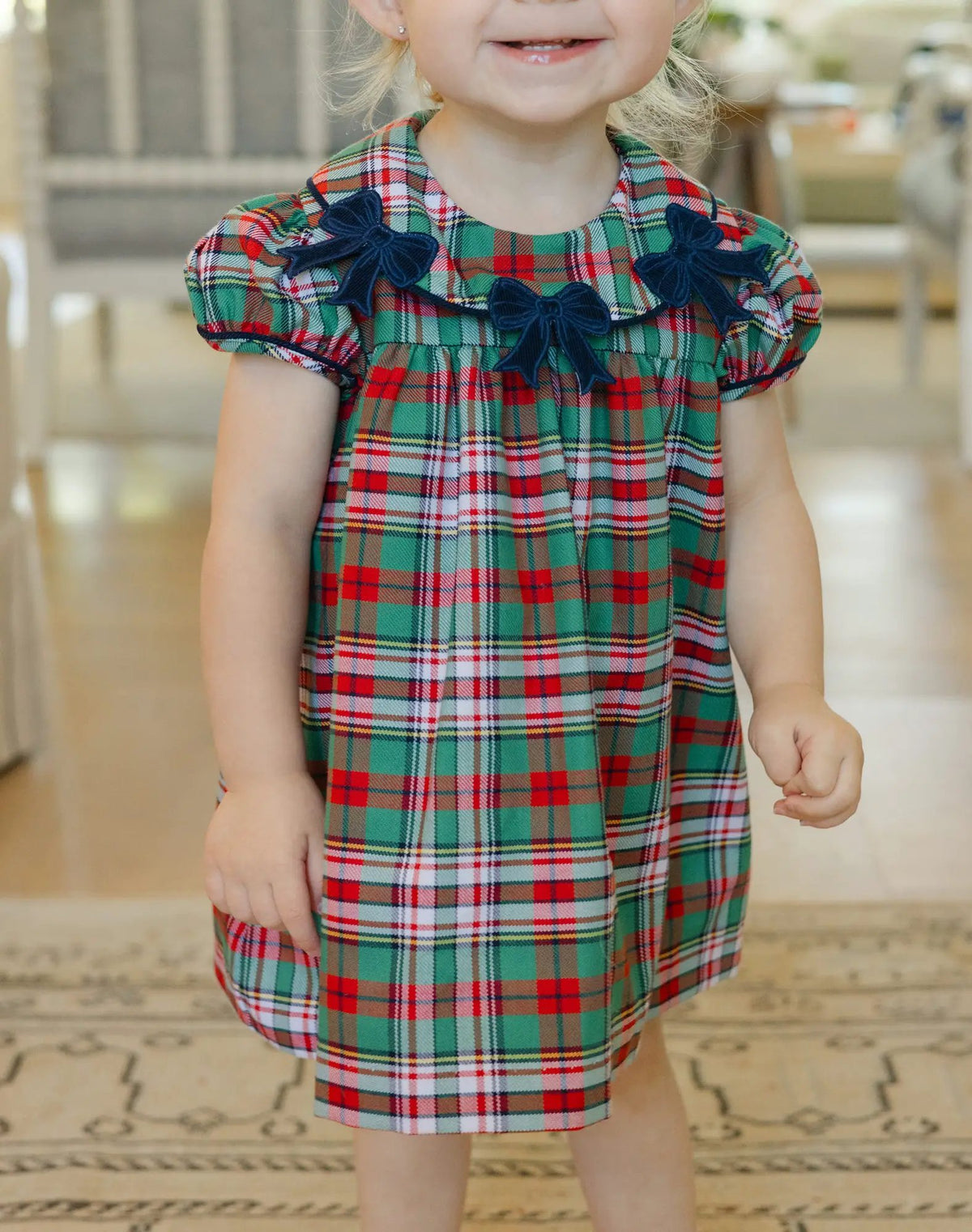 Bailey Boys Girls Christmas Plaid Float Dress